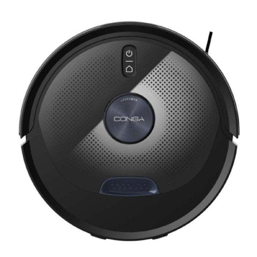Aspirador Robô com Mopa Cecotec Conga M60 Dark Navegação Láser 13000 Pa Autonomia 200 mins