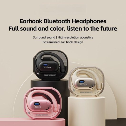 Auriculares Paxa Tf-t15 Bluetooth Sem Fios Esports Som 360° Cancelamento Ruído Preto