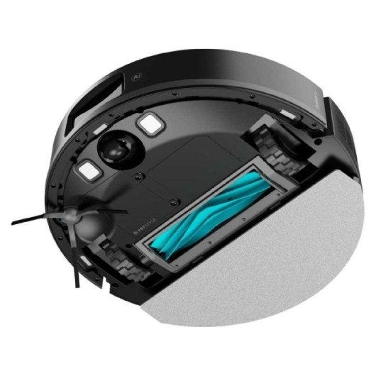 Robot Aspirador y Fregasuelos Cecotec Conga Y90 Dark con Autovaciado Navegación Láser 25.000 Pa
