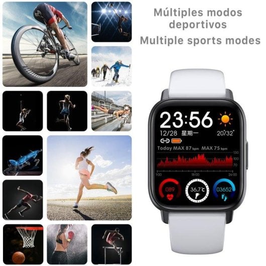 Dam Electronics QS16 Bluetooth 1,69'' 240x280 px Termometro Pressione Ossigeno IP67