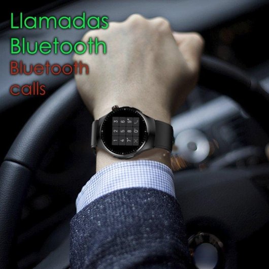 Dam Electronics Smartwatch TK25 Bluetooth 1,36'' IPS Nero IP67 ECG Glucosio