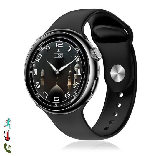 Dam Electronics Smartwatch Z12 Pro Bluetooth 1,46'' 360x360 Doppio Cinturino IP67