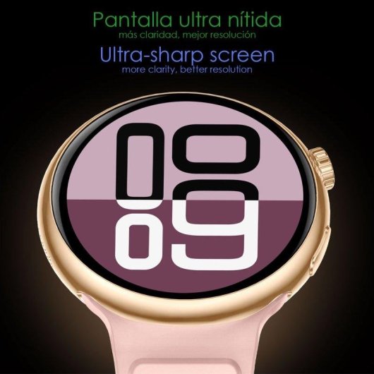 Dam Electronics Smartwatch Z12 Pro Bluetooth 1,46'' 360x360 Doppio Cinturino IP67