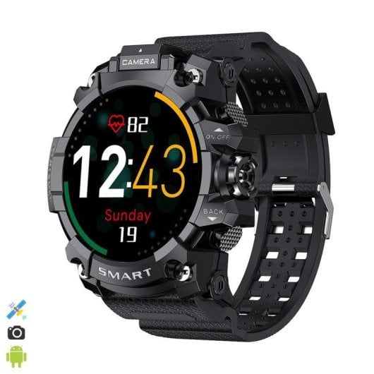 Dam Electronics Smartwatch Phone Q999 4G Android 9.0 Quad Core 1,6'' GPS WiFi Fotocamera 5MP