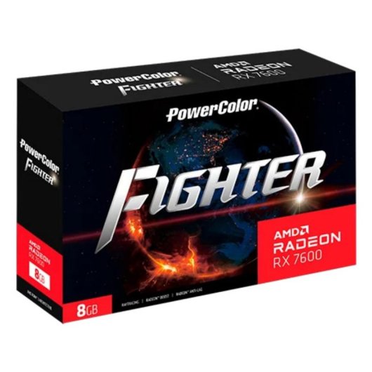 Placa gráfica PowerColor Fighter RX 7600 8GB GDDR6