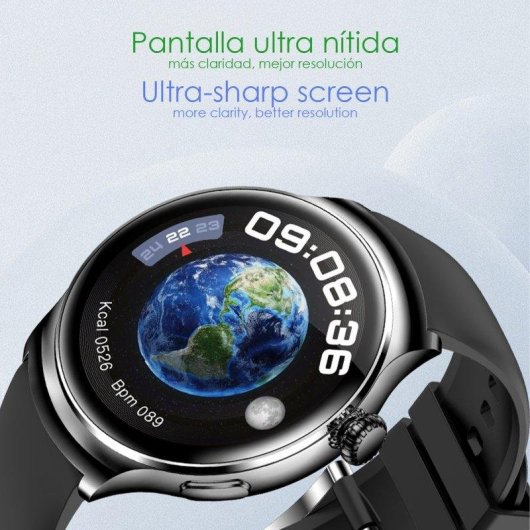 Dam Electronics Smartwatch Z93 Pro Bluetooth 1,52'' AMOLED Nero IP67
