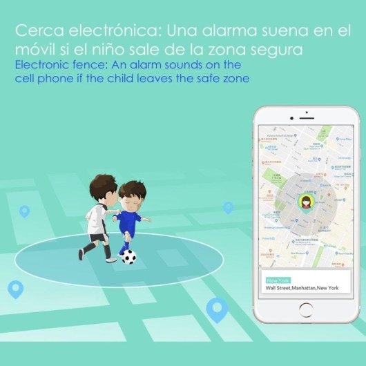 Dam Electronics Smartwatch TD31 GPS WiFi 1,3'' IPS Schwarz Kinder SOS Tracker