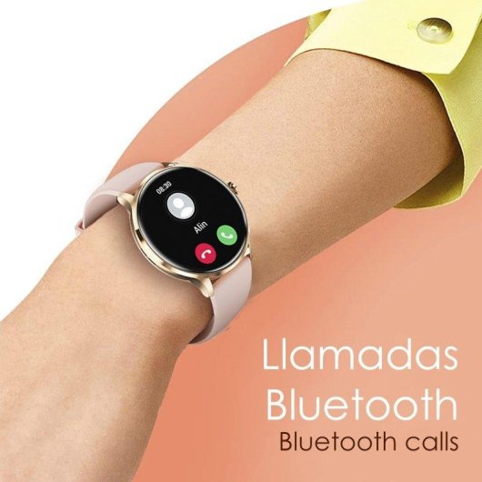 Dam Electronics Smartwatch QS80 Bluetooth 1,39'' TFT Nero IP67 Cardio Termometro