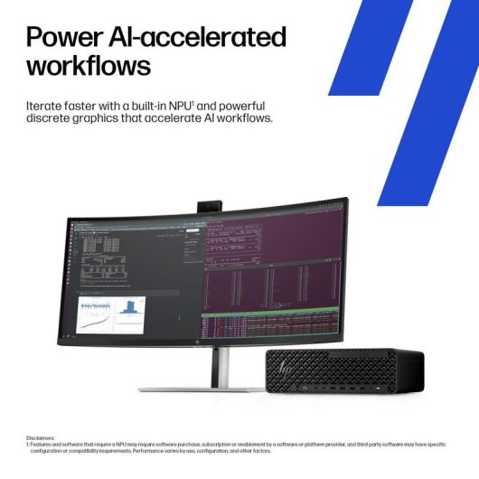 PC fisso HP Z2 SFF G1i Intel Core Ultra 7 265K 32GB 1TB SSD RTX 2000 Ada Windows 11 Pro WiFi7