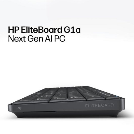 Mini PC HP EliteBoard G1a AMD 350 32GB 1TB SSD Radeon 860M Windows 11 Pro teclado retroiluminado