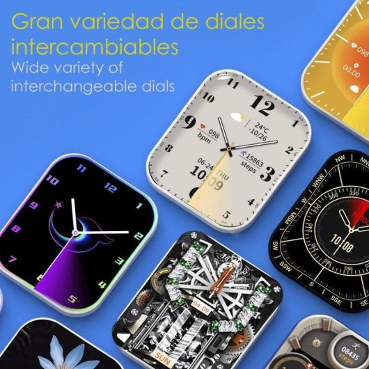 Dam Electronics Smartwatch Z85 Max Bluetooth 2" LCD Cinturini Tripli IP68 ECG Tensione