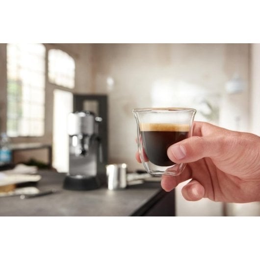 Cafetière expresso DeLonghi EC885.M 1 L 15 Bars avec mousseur et chauffe-tasses