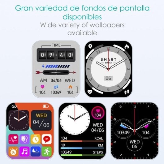 Dam Electronics Smartwatch ZW32 Bluetooth 1,85'' TFT Nero Multisport IP68
