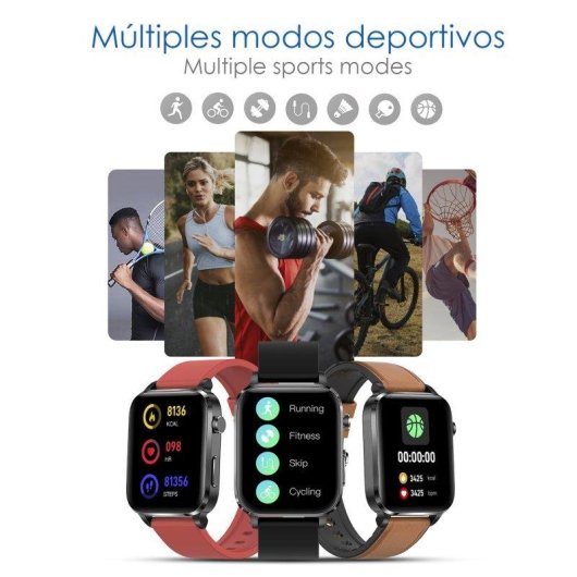 Dam Electronics F100 Bluetooth 1,7" Termoplástico Metal Negro M IP68 SpO2 Pulsómetro Tensiómetro