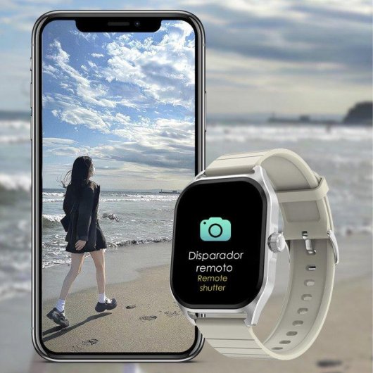 Dam Electronics DT99 Bluetooth 44mm AMOLED Negro Silicona IPX7 SpO2 Pulsómetro ECG
