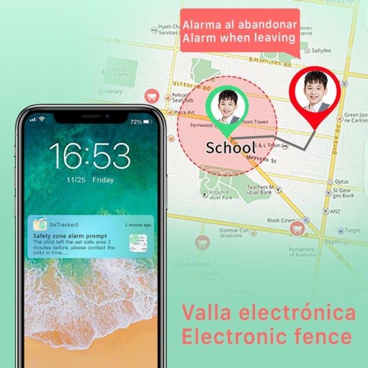 Dam Electronics Smartwatch T16 4G GPS WiFi LBS Ecrã 1,44'' 240x240 px Câmera SOS