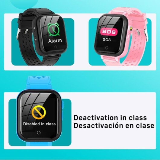 Dam Electronics Smartwatch T16 4G GPS WiFi LBS Ecrã 1,44'' 240x240 px Câmera SOS