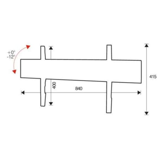 OMB OM06129 TV Wandhalterung 40 bis 80" VESA 200x200 bis 800x400 Max 60Kg