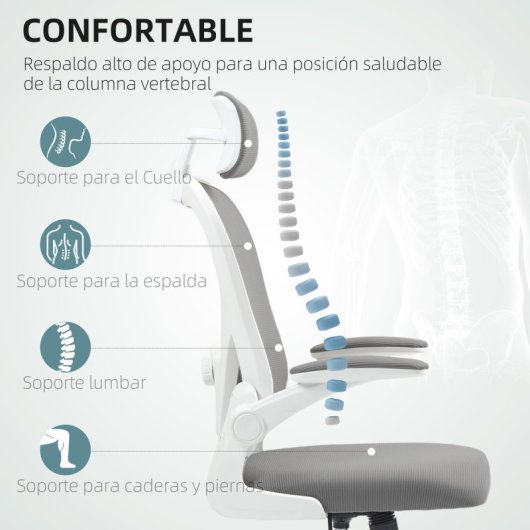 Homcom Conjunto De Oficina Incluye 1 Silla De Oficina Y 1 Alfombra Protectora