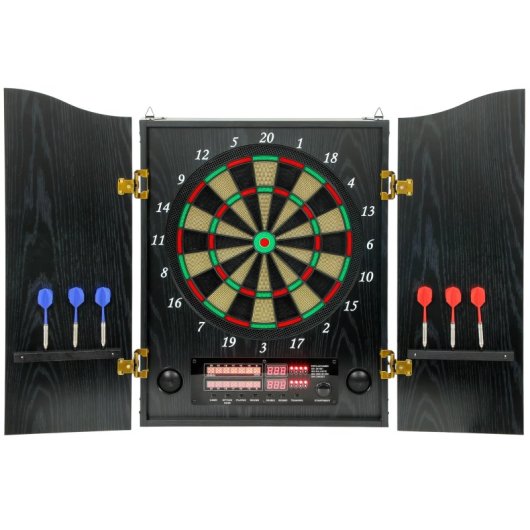 Sportnow Diana Electrónica Con 25 Juegos Y 202 Variaciones 96x65,5x7 Cm Negro