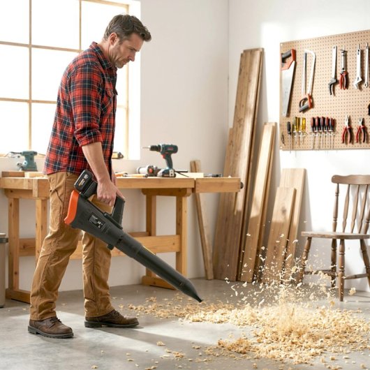 Outsunny Soplador De Hojas Sin Cable 18v Con 2 Baterías 4.0ah Y Cargador Negro