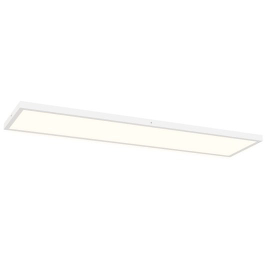 Homcom Juego De 4 Lámparas De Techo Color Regulable 120x30x3,7 Cm Blanco