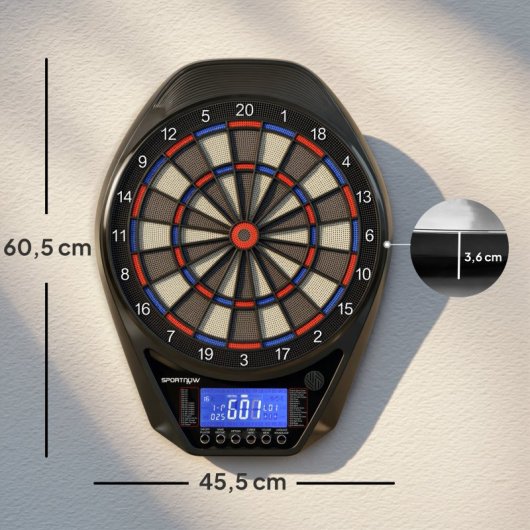 Sportnow Diana Electrónica Con 34 Juegos Y 2235 Programas 60,5x45,5x3,6 Cm