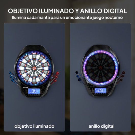 Sportnow Diana Electrónica Con 34 Juegos Y 2235 Programas 60,5x45,5x3,6 Cm