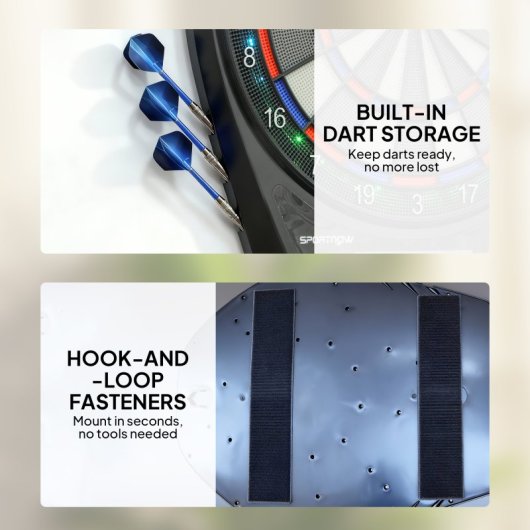 Sportnow Diana Electrónica Con 34 Juegos Y 2235 Programas 60,5x45,5x3,6 Cm