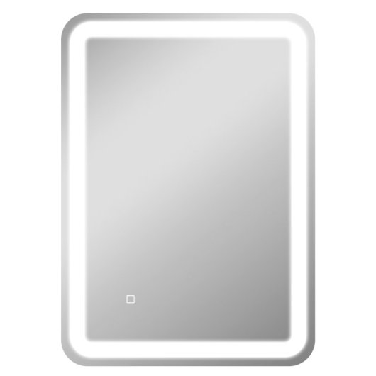 Homcom Espejo De Baño Con Luces Led 50x70 Cm 3 Temperaturas De Color Regulable