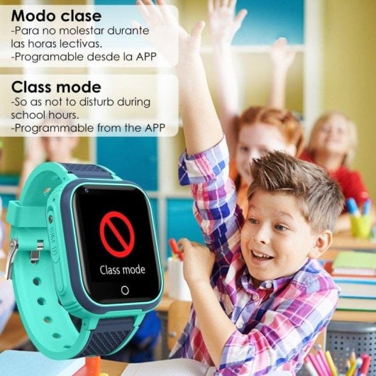 Dam Electronics LT21 Smartwatch Bambini 4G GPS WiFi 1,4 Pollici Touch Camera