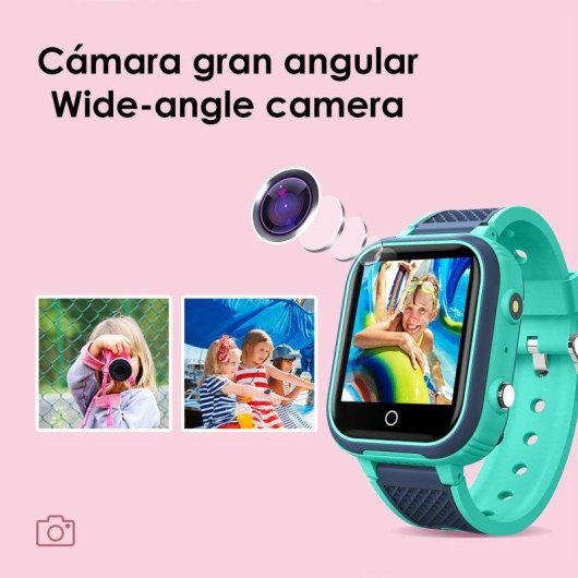 Dam Electronics LT21 Smartwatch Bambini 4G GPS WiFi 1,4 Pollici Touch Camera