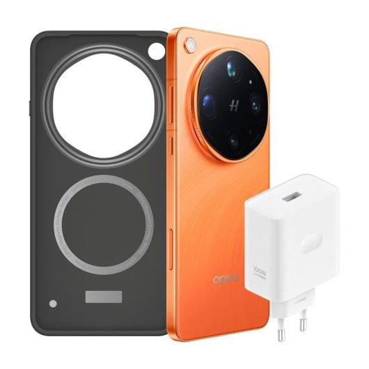 OPPO Find X9 Ultra 5G 12GB 512GB 6.82" Naranja + Cargador 100W + Funda