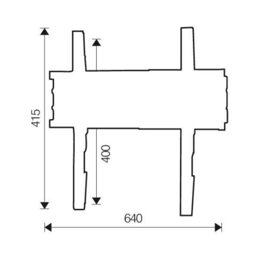 OMB OM06144 Soporte TV Pared 37 a 65" VESA 200x200 a 600x400 Máx 50Kg