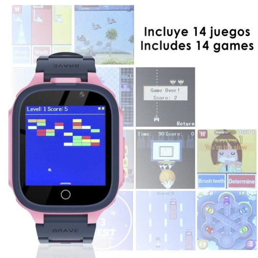 Dam Electronics S23 Gaming Watch Bluetooth 1,54" Táctil Metal Termoplástico Negro Infantil