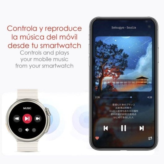 Dam Electronics Smartwatch Z78 Ultra Bluetooth 1,52 pollici Metallo Silicone Nero