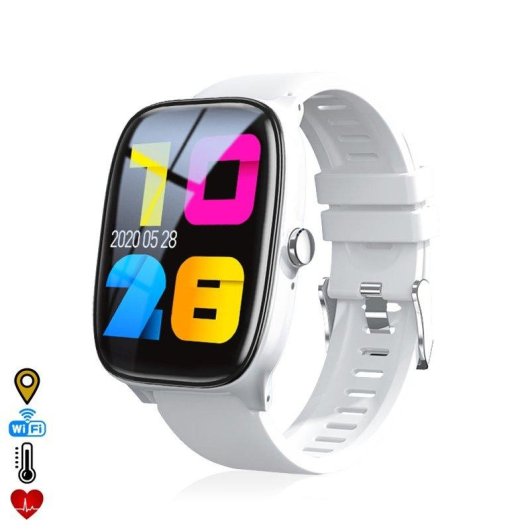 Dam Electronics D11W-XT Smartwatch Infantil 4G GPS WiFi 1,14" LCD Termómetro Pulsómetro