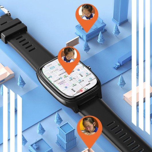 Dam Electronics D11W-XT Smartwatch Infantil 4G GPS WiFi 1,14" LCD Termómetro Pulsómetro