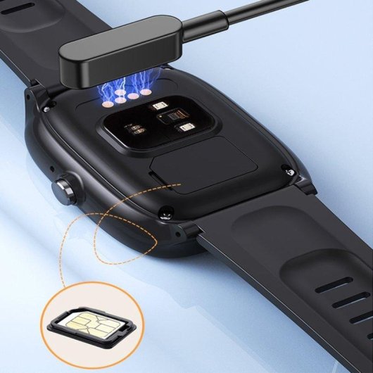 Dam Electronics D11W-XT Smartwatch Infantil 4G GPS WiFi 1,14" LCD Termómetro Pulsómetro