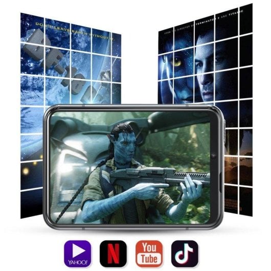 Dam Electronics Smartwatch Phone S999 4G GPS 2,88'' Android 9.0 Quad Core Nero 4GB 64GB