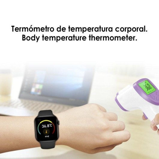 Dam Electronics Smartwatch X8 Max Bluetooth 1,75" Táctil Negro M IP67 Pulsómetro Tensiómetro
