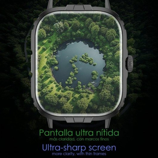 Dam Electronics M106 Bluetooth 2,01" IPS Negro Correa Silicona y Nylon IP68 Pulsómetro SpO2