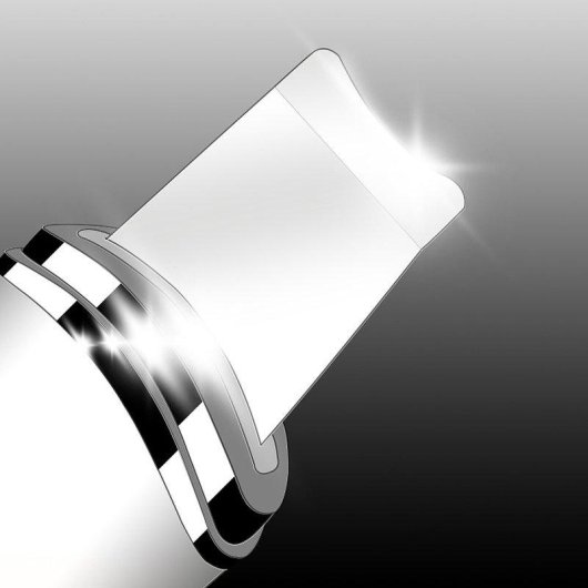 Pala Masajeadora Facial Dam Electronics con Tecnología de Alta Frecuencia y Cabezal Cristal Doble