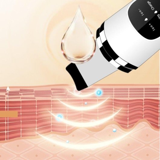 Pala Masajeadora Facial Dam Electronics con Tecnología de Alta Frecuencia y Cabezal Cristal Doble