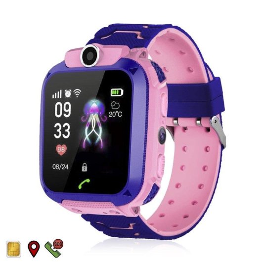Dam Electronics Smartwatch Localizador LBS Niños 1,44" Táctil Cámara Metal Termoplástico