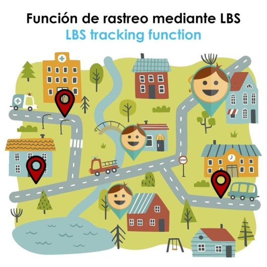 Dam Electronics Smartwatch Localizador LBS Niños 1,44" Táctil Cámara Metal Termoplástico