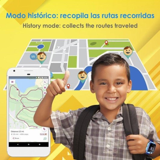 Dam Electronics Smartwatch Localizador LBS Niños 1,44" Táctil Cámara Metal Termoplástico