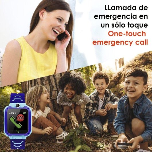 Dam Electronics Smartwatch Localizador LBS Niños 1,44" Táctil Cámara Metal Termoplástico