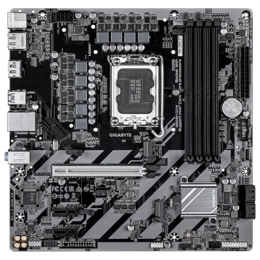 Motherboard GIGABYTE B860M D3W Intel B860 LGA 1851 DDR5 Micro ATX sem WiFi VRM 4+1+2