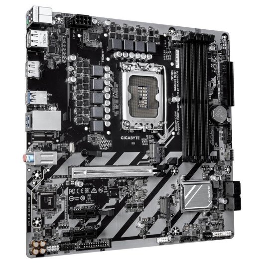 Motherboard GIGABYTE B860M D3W Intel B860 LGA 1851 DDR5 Micro ATX sem WiFi VRM 4+1+2
